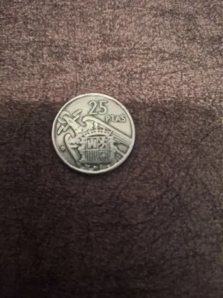 Moneda Franco Caudillo de España 1957