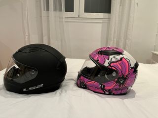 Cascos LS2 Mujer Usados 2 Veces