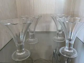 Juego 2 Piezas Cristal Vintage