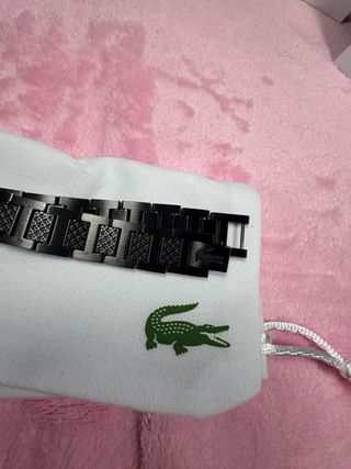 Pulsera Lacoste Negra