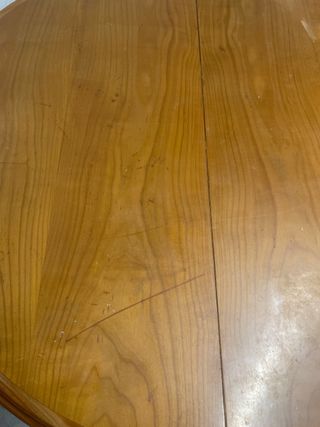 Mesa de comedor redonda extensible madera