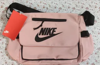 Bandolera Nike rosa y negra