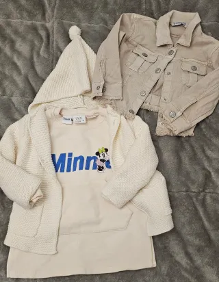 Lote 8 prendas niña 1 año 80cm