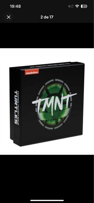 Moneda plata Tortugas Ninja