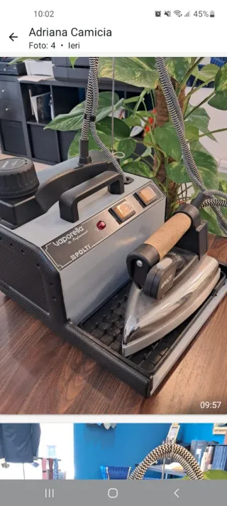 Ferro a caldaia professionale Polti