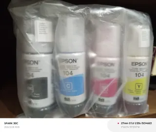 Tintas Epson 104 (4 Colores)