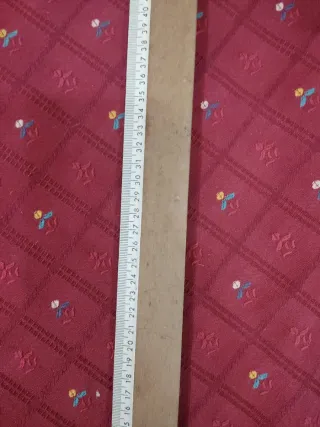 Antigua regla de madera 50 cm