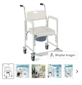 Silla Ducha WC  para movilidad reducida