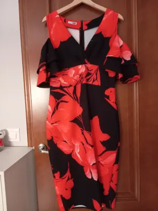 Vestido fiesta estampado floral