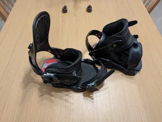 Fijaciones Snowboard Negras - L