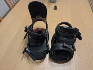 Fijaciones Snowboard Negras - L