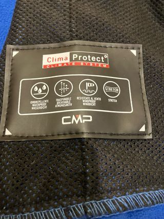 Cortavientos CMP niño negro y azul