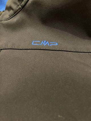 Cortavientos CMP niño negro y azul