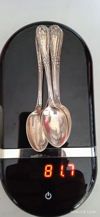 6 Cucharillas de Plata