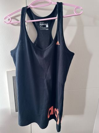 Camiseta Adidas Negra Mujer Talla XS