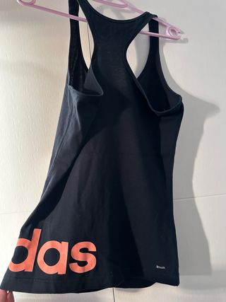 Camiseta Adidas Negra Mujer Talla XS