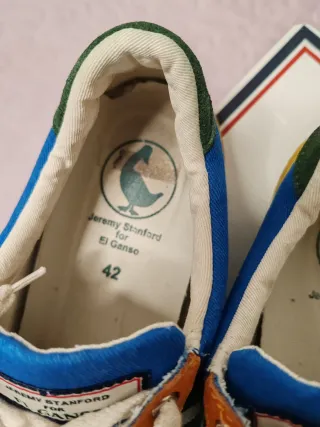 Zapatillas El Ganso Hombre Azul/Naranja