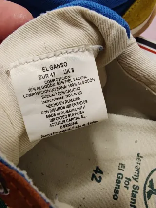 Zapatillas El Ganso Hombre Azul/Naranja