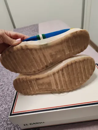 Zapatillas El Ganso Hombre Azul/Naranja