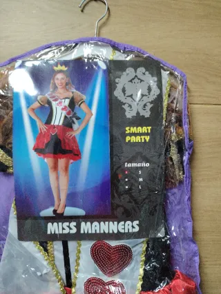 Disfraz Miss Manners Niña Talla M