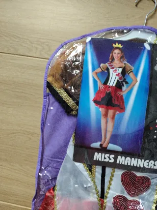 Disfraz Miss Manners Niña Talla M