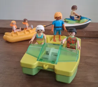 Playmobil figuras y barcos