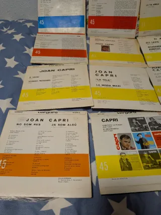 12 Vinilos Joan Capri Singles Comedia Valenciano