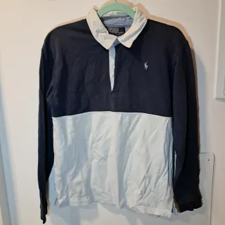 Polo Ralph Lauren Rugby Azul y Blanco