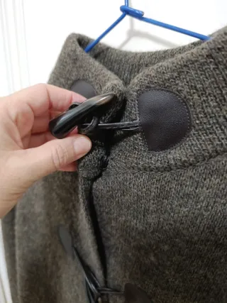 Rebeca larga tipo trenca