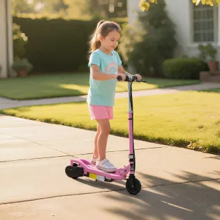 Patinete eléctrico rosa