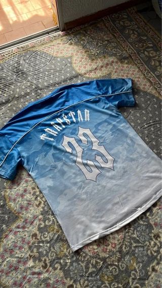 Camiseta Trapstar Azul y Blanca