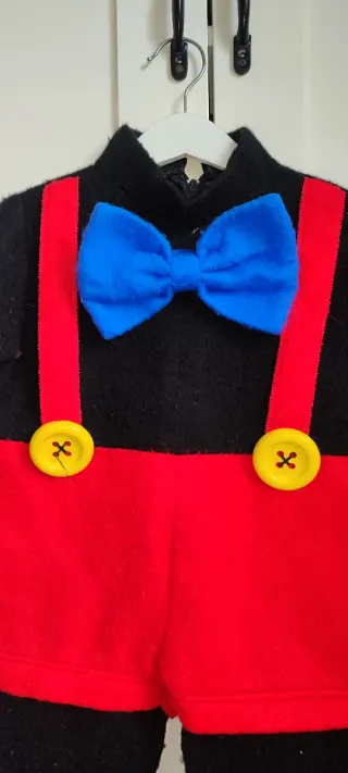 Disfraz Mickey Mouse calentito con orejas