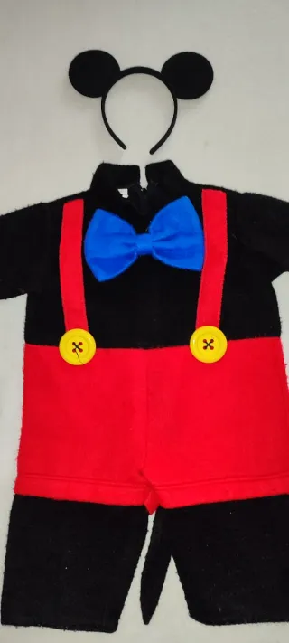 Disfraz Mickey Mouse calentito con orejas