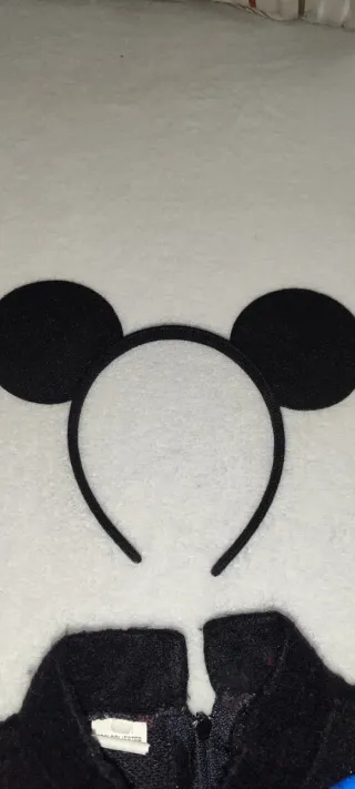 Disfraz Mickey Mouse calentito con orejas