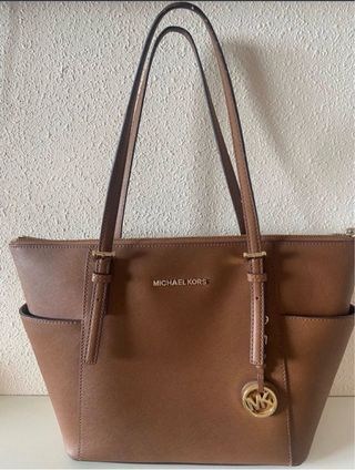 Bolso Michael Kors Marrón y Dorado