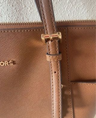 Bolso Michael Kors Marrón y Dorado