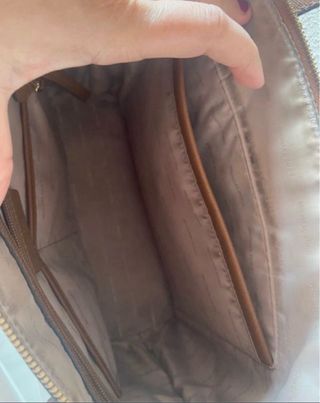 Bolso Michael Kors Marrón y Dorado