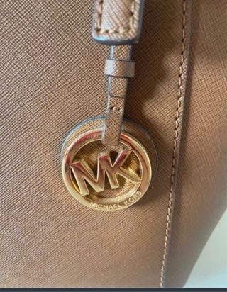 Bolso Michael Kors Marrón y Dorado