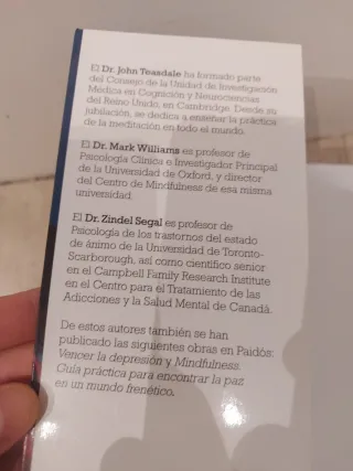 El camino del mindfulness. Plan de 8 semanas.