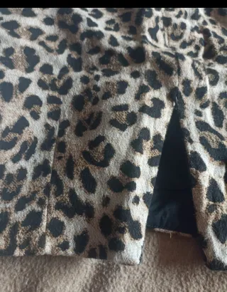 Minifalda H&M Animal Print Talla 40