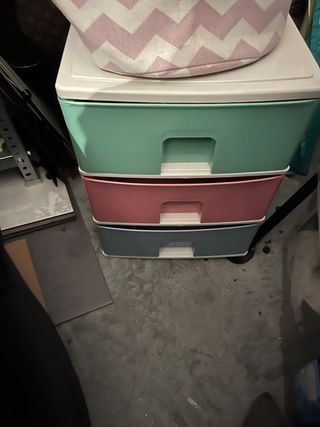 Cajonera de plástico 3 cajones