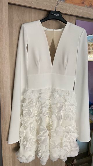 Vestido de Novia Blanco Corto