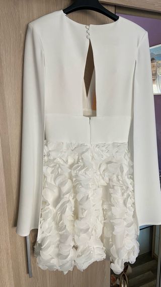 Vestido de Novia Blanco Corto