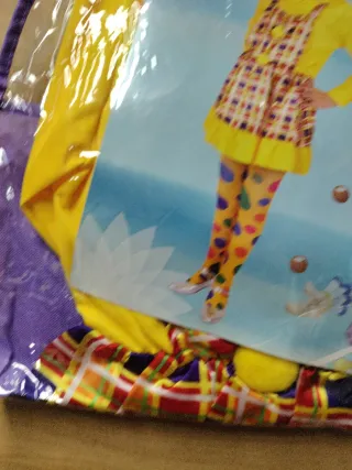 Disfraz payaso niña 4/6 años