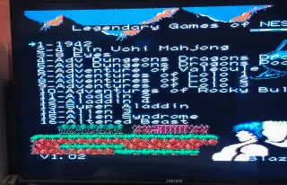 Nintendo NES más mandos y cartucho 509 juegos.