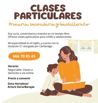 CLASES PARTICULARES EN HORTALEZA
