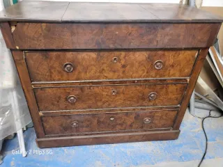 Cómoda antigua madera para restaurar