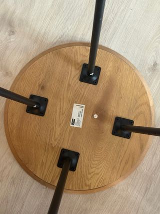 Mesa auxiliar JYSK madera y metal