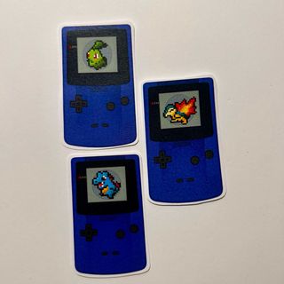 Stickers starters Pokémon