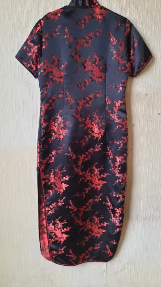 Vestido Cheongsam de Seda